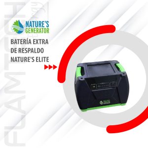 Batería Extra de Respaldo Nature's Elite