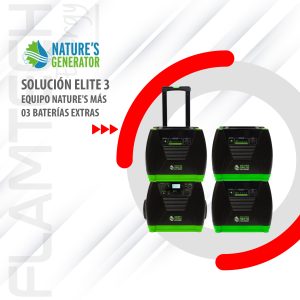 COMBO Nature's Elite 2.8KW y 400AH