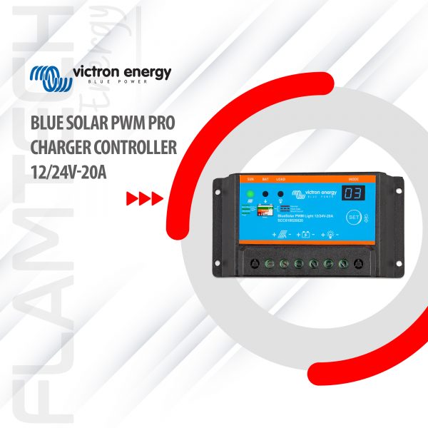 BlueSolar PWM-Pro Charge Controller 12/24V-20A