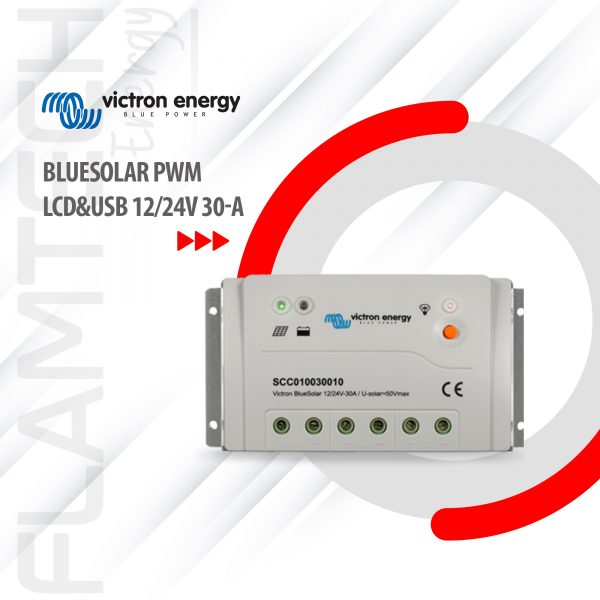 BlueSolar PWM-LCD&USB 12/24V-30-A