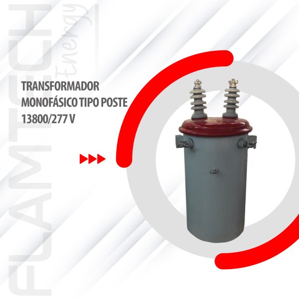 Transformador Monofásico Tipo Poste 13800 - 277V